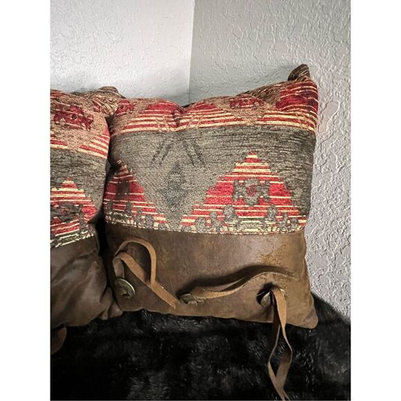 Hiend accents Sierra western Navajo Aztec throw pillows - Picture 2 of 6